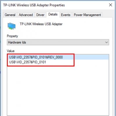 如何查看 USB 裝置的 PID 及 VID？