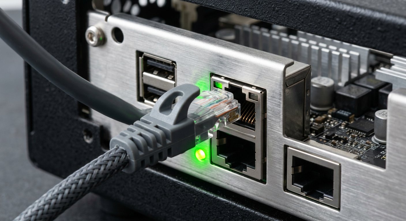工业计算机主板RJ45网口WOL网络唤醒指示灯示意图